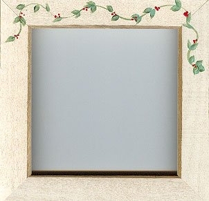 Antique White With Berry Vine Frame